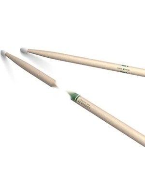 Hakay Klasik 5A Davul Çubukları - Oval Naylon Uç - Ham Hikori Ahşabı