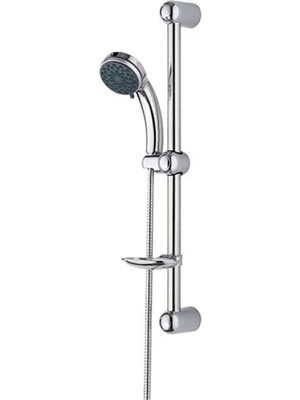 Hakay 3 Fonksiyonlu Sürgülü Duş Seti - Paslanmaz Boru ve Kireç Kırıcılı