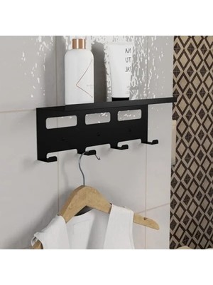 Hakay Metal Duvar Rafı ve Askılık - Çok Amaçlı Kullanım