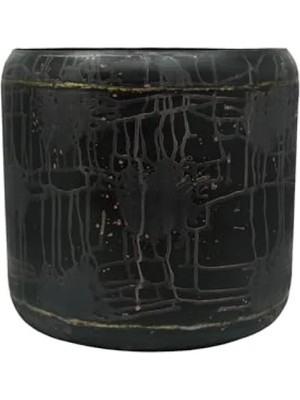 Hakay Büyük Metal Saksı - 39X35 cm