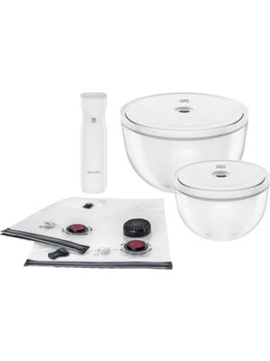 Hakay Cam Vakumlu Saklama Kabı Seti, 9 Parça, M/l Boyut