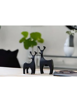 Vivense Kübik Geyik Mumluk, Siyah