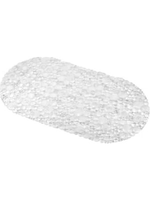 Hakay Vantuzlu Kaydırmaz Banyo Paspası - Şeffaf, 62 x 32 cm