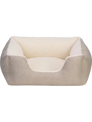 Hakay Ekru Renkli Kedi ve Köpek Yatağı 50X60 cm