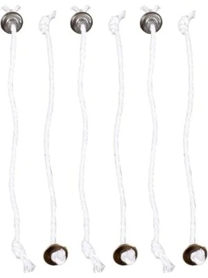 Hakay 4 mm Kalınlığında 6 Adet Kopçalı Kandil Fitili Seti