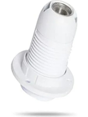 Hakay E14 Beyaz Dişli Duy - Avize ve Masa Lambası Duy