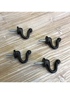 Hakay Siyah Kanca Askı Seti (4 Adet)