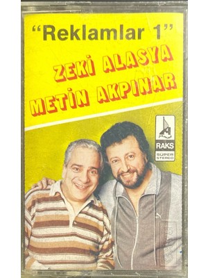Plak İstasyonu (Plak Değildir Kaset Tir) Zeki Alasya Metin Akpınar Reklamlar 1 Kaset