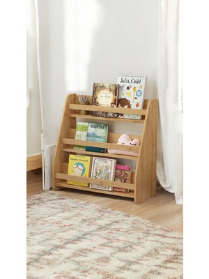 Rubby Home Mdf 4 Raflı Çocuk Odası Kitaplığı