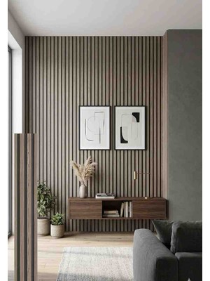 Oskar Üç Boyutlu Çıta Desenli Silinebilir Duvar Kağıdı 5 Metrekare