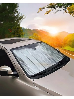 Decostyle Araç Ön Cam Güneşlik Katlanabilir Uv Koruma Ford Focus Renault Megane Skoda Superb Honda Civic
