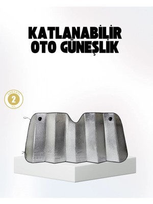 TeknoKapsül Otomobil Güneşliği – Katlanabilir Tasarım ve Süngerli Isı Yalıtımı