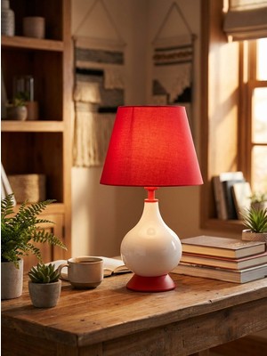 Payidar Model “bone Porselen Abajur | El Yapımı Gece Lambası”