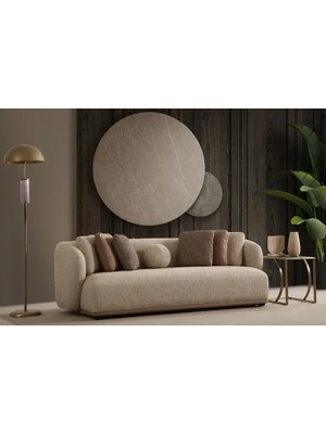 Vivense Matiz Vision Üçlü Koltuk, Krem