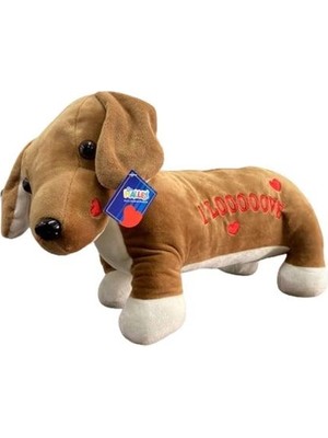 Markaon Üreticiniz 62203 Peluş 45 cm Aşık Köpek Yastık -Hly YN1348