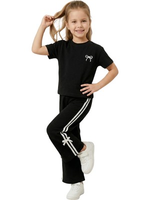 New Kids Fiyonk Detaylı Kız Çocuk Takım