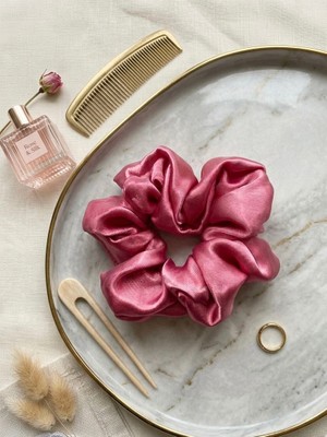 Kokoş Aksesuar Saten Simit Toka Pembe Pinterest Model