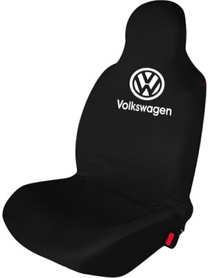 Siyah Volkswagen Golf Koltuk Kılıfı 4 Parça Ön ve Arka Takım