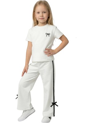 New Kids Fiyonk Detaylı Kız Çocuk Takım