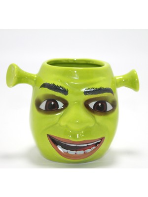 Fırsatkolik 3D Shrek Tasarımı Porselen Kupa Bardak