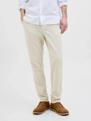 Jack & Jones Jack Jones Tace Summer Lınen Blend Tapared Fit Erkek Chino Pantolon 12248604