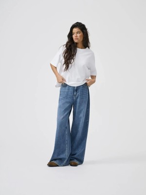 Only Sılky Soft Wide Leg Kadın Jean Pantolon 15369052