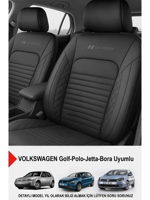 Naz Oto Istanbul Serisi Deri Oto Koltuk Kılıfı (Volkswagen Bora-Golf-Jetta-Polo Uyumlu)