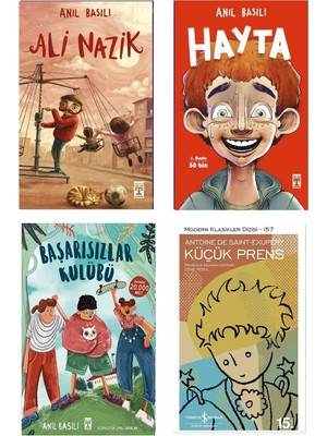Timaş Çocuk 3 4 ve 5.sınıf Okuma Seti Anıl Basılı Ali Nazik Hayta Başarısızlar Kulübü Küçük Prens 4 Kitap Takım