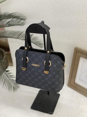 Armine Kadın Omuz Çantası 364 Siyah Noktalı