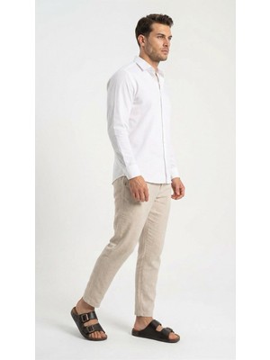 Daytex Naturela Comfort Erkek Suni Deri Çift Tokalı Ayarlanabilir Rahat Taban Terlik - D15847