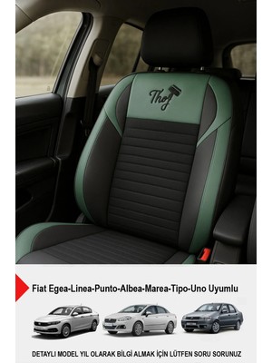 Naz Oto Thor Tay Tüyü Oto Koltuk Kılıfı (Fiat Egea-Linea-Punto-Albea-Marea-Tipo-Uno Uyumlu)
