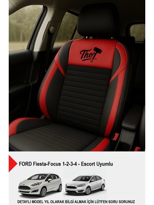 Naz Oto Thor Tay Tüyü Oto Koltuk Kılıfı (Ford Focus-Fiesta-Fordscorta Uyumlu)