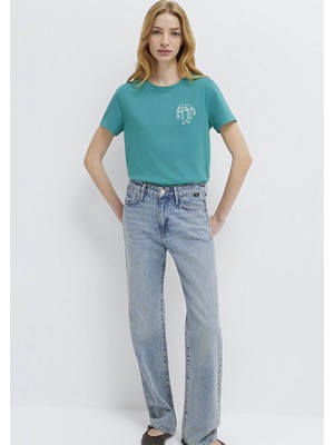Mavi 26Y134001245 Koyu Yeşil Kadın T-Shirt M1613873-71914