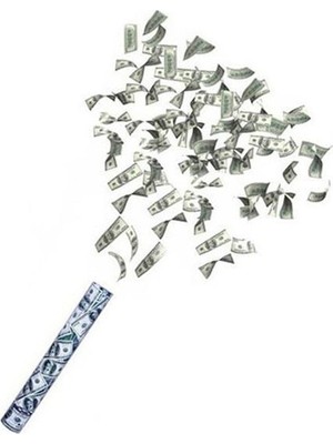 Deha Parti  Dolar Desenli Konfeti Patlatma Poperi Para Temalı Parti Kutlaması Için Eğlenceli Konfeti Tüpü