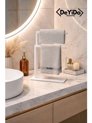 Deyido Havluluk Tezgah Set Üstü Kağıt El Havluluğu Ev Banyo Düzenleyici Paslanmaz Döküm Devrilmez Ev Dizayn