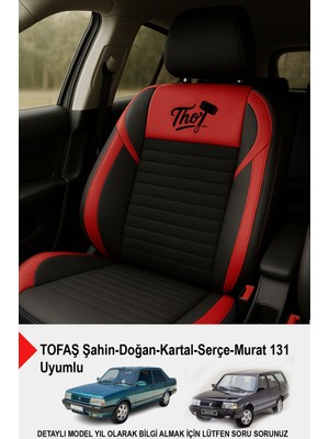 Naz Oto Thor Tay Tüyü Oto Koltuk Kılıfı (Tofaş Kartal-Şahin-Doğan-Serçe-Tempra Uyumlu)
