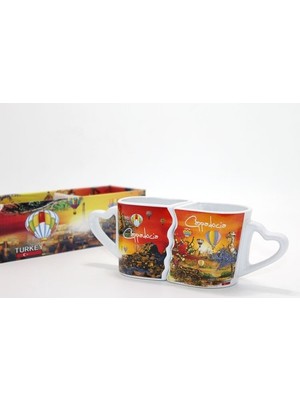 İsingir Shopping 2'li Yöresel Kupa Bardak Model 4