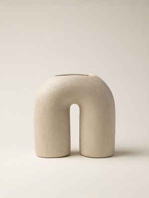 Valen Dokulu Vazo (18 x 17  cm )