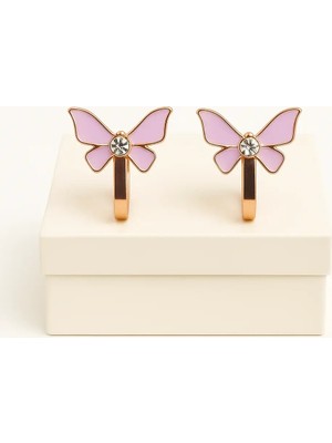 Makewell Taze Papatya Sıkıştırmalı Küpe Kulak Deliksiz Takılan Karne Hediyesi