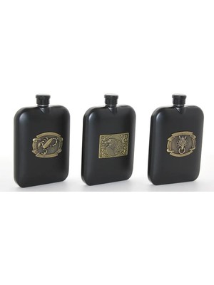Runaway Paslanmaz Çelik Kabartmalı Tekli 6 Oz Matara