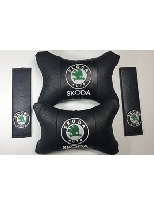 Konfor ve Şıklık Sağlayan Deri Yastık ve Kemer Pedi Seti