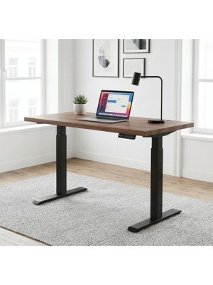 Adornist Yüksekliği Ayarlanabilir Ergonomik Bilgisayar & Çalışma Masası Ceviz