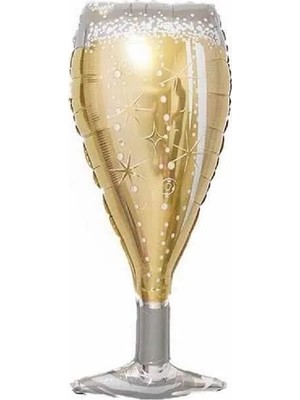 Deha Parti Bride To Be Folyo Balon  100X45 cm Bride To Be Bekarlığa Veda Kadeh Şampanya Bardağı