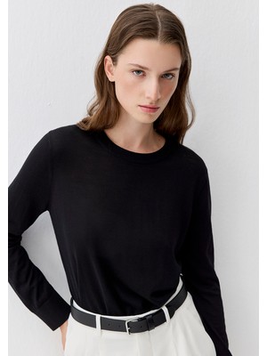 Mavi Yün Siyah Triko 1710824-900