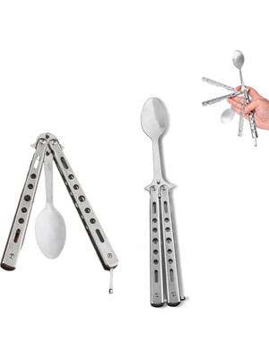 Popüler Sepet Paslanmaz Çelik Katlanır Kaşık