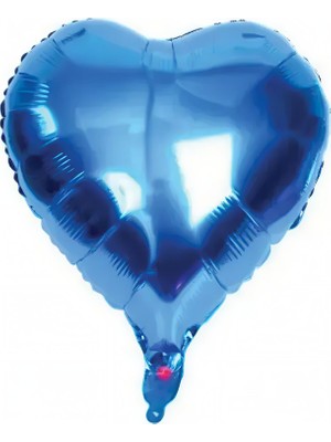 Deha Parti Mavi Yıldız Folyo Balon   40CM Sevgililer Günü Evlilik Teklifi Romantik Kutlama