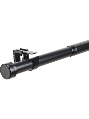 IKEA Bekrafta Siyah Perde Çubuğu Seti