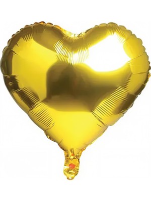 Deha Parti  Altın Kalp Folyo Balon 40CM Sevgililer Günü Evlilik Teklifi Romantik  Doğum Günü