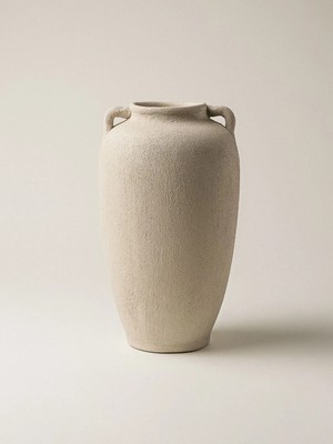 Tera Dokulu Vazo (14 x 27  cm )