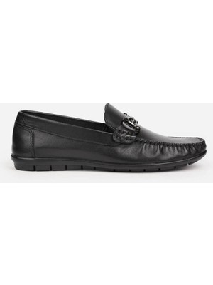 Pierre Cardin 90146 Siyah Erkek Loafer Günlük Deri Ayakkabı